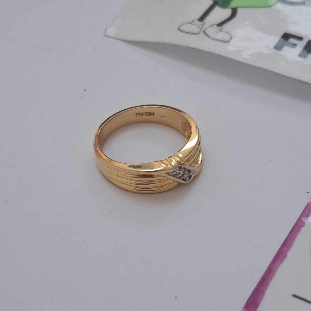 ARGOLLA ORO 14 K 7,00 GRMS (SEMINUEVO)