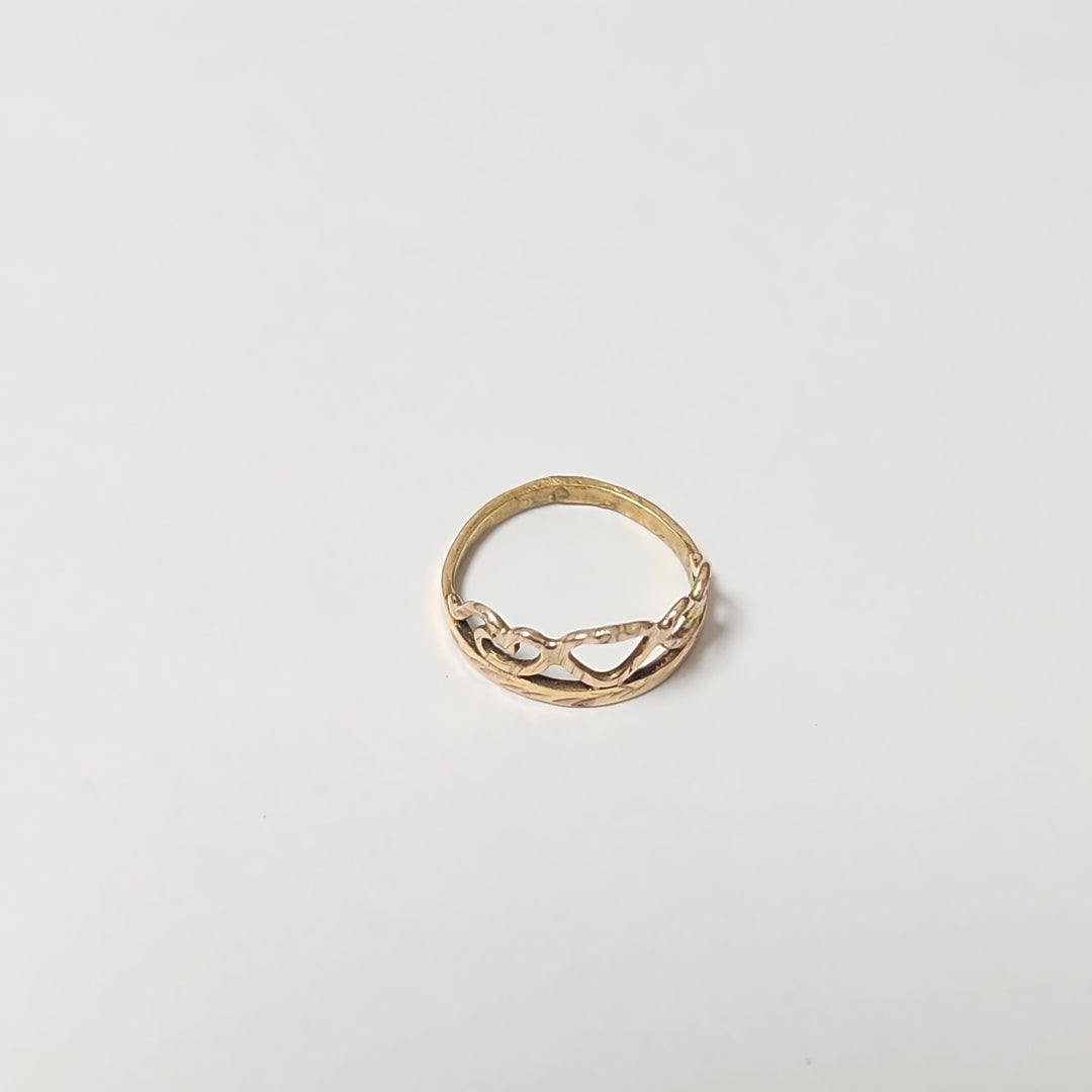 ANILLO ORO 10 K 0,90 GRMS (SEMINUEVO)