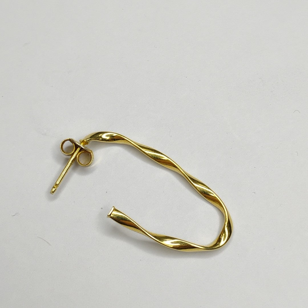 BROQUELES PAR ORO 14 K 1,30 GRMS (SEMINUEVO)