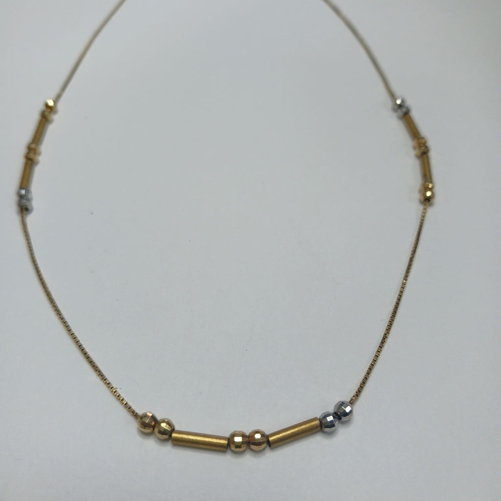CADENA ORO, ORO COMBINADO 14 K 3.5 GRMS (SEMINUEVO)