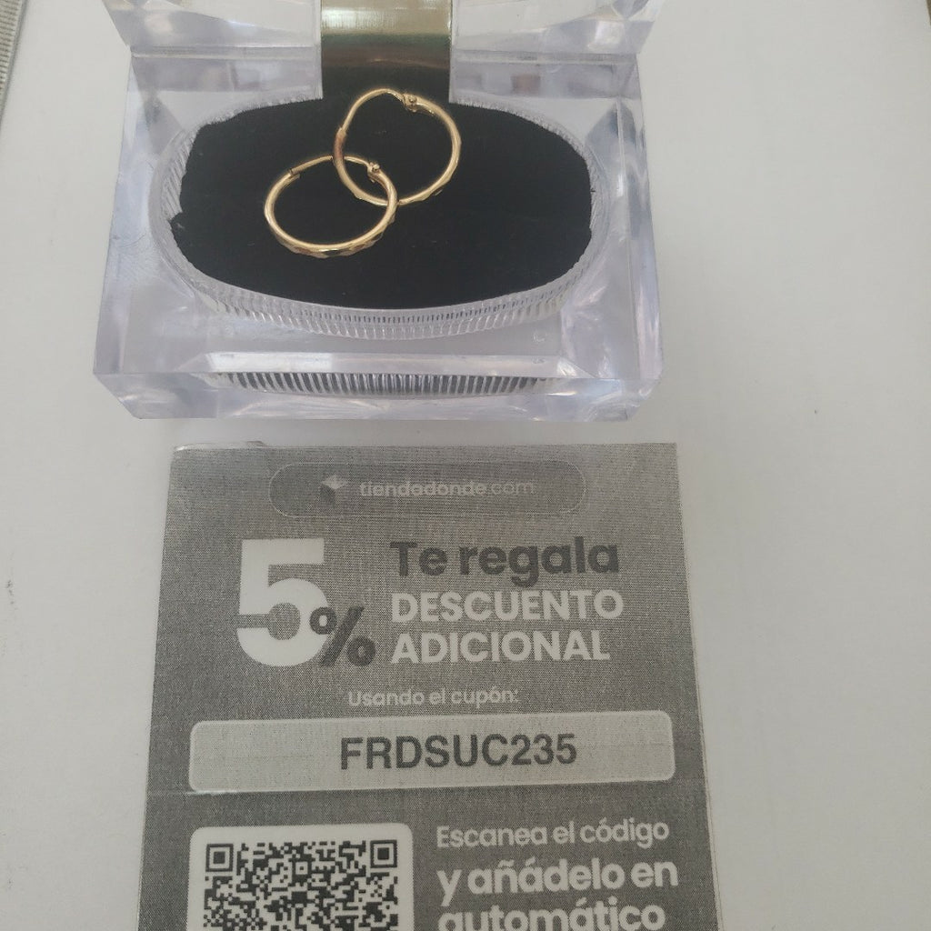 ARRACADAS PAR ORO 10 K 0,80 GRMS (SEMINUEVO)