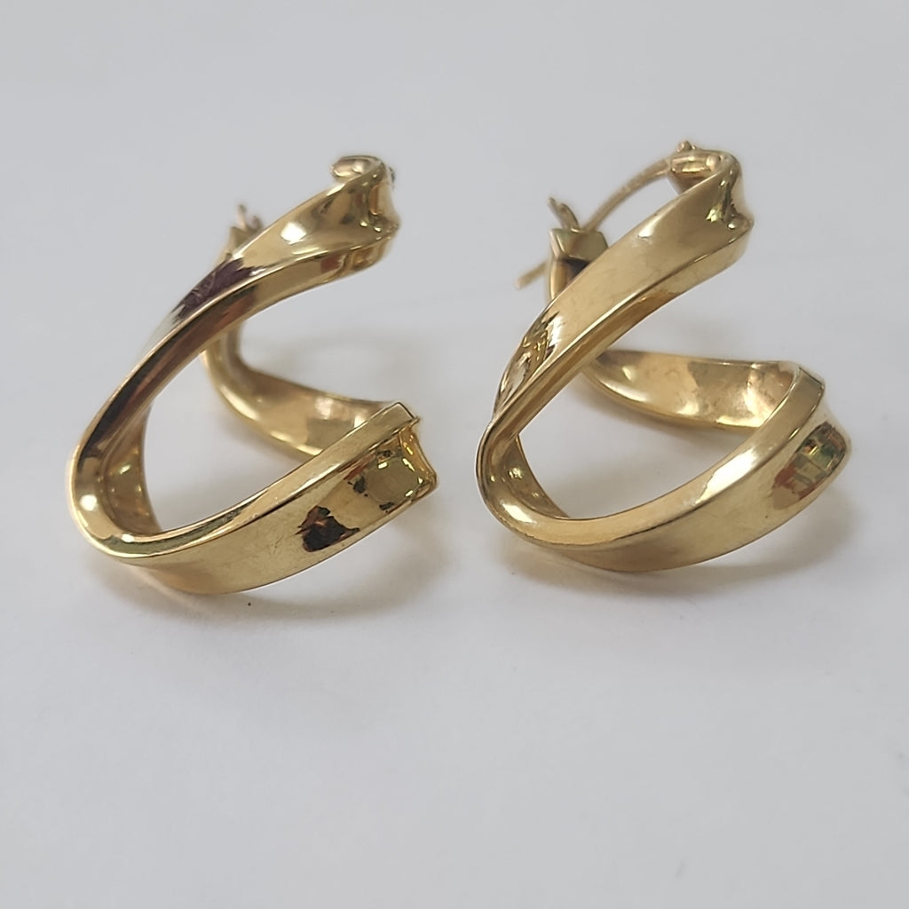ARRACADAS PAR ORO 10 K 3.6 GRMS (SEMINUEVO)