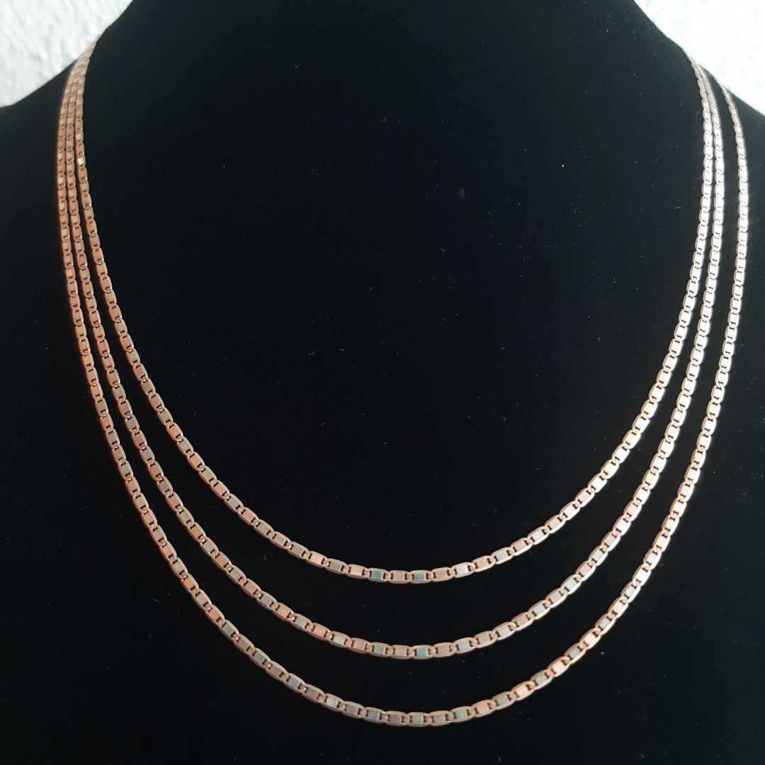 CADENA ORO COMBINADO 10 K 5,90 GRMS (SEMINUEVO)