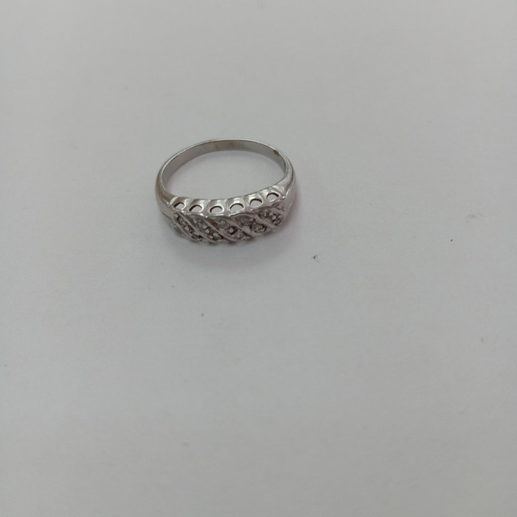 ANILLITO ORO BLANCO 14 K 2 GRMS (SEMINUEVO)