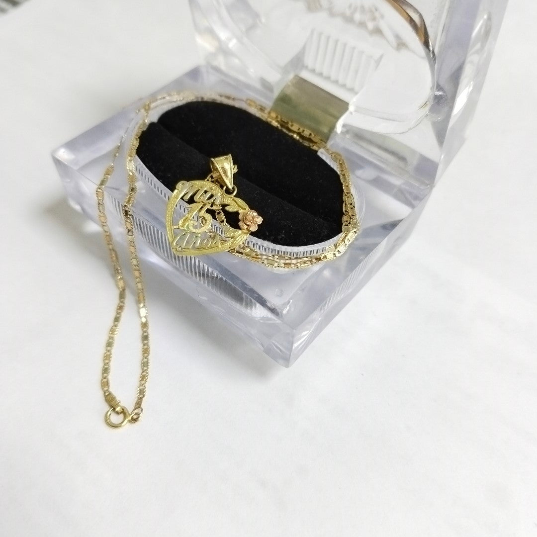 CADENA ORO 14 K 2.5 GRMS (SEMINUEVO)