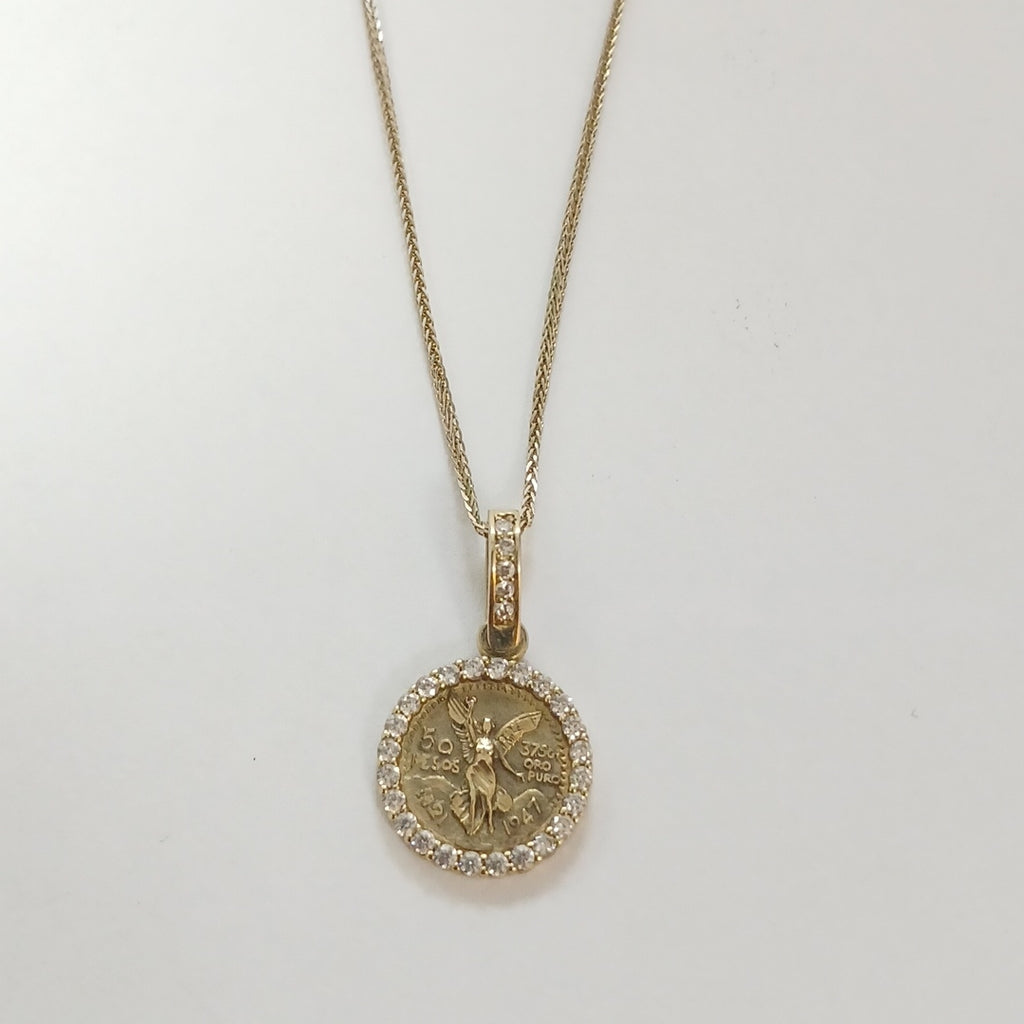 DIJE, GARGANTILLA ORO 10 K 3.1 GRMS (SEMINUEVO)