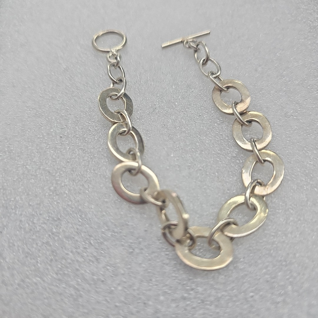 DIJE, PULSERA PLATA 28.6 GRMS (SEMINUEVO)