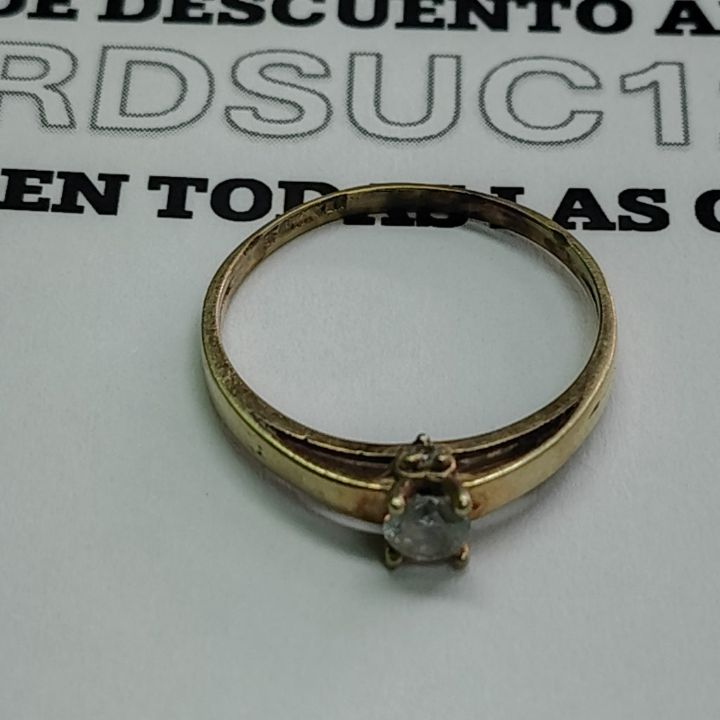 SOLITARIO ORO 10 K 1,60 GRMS (SEMINUEVO)