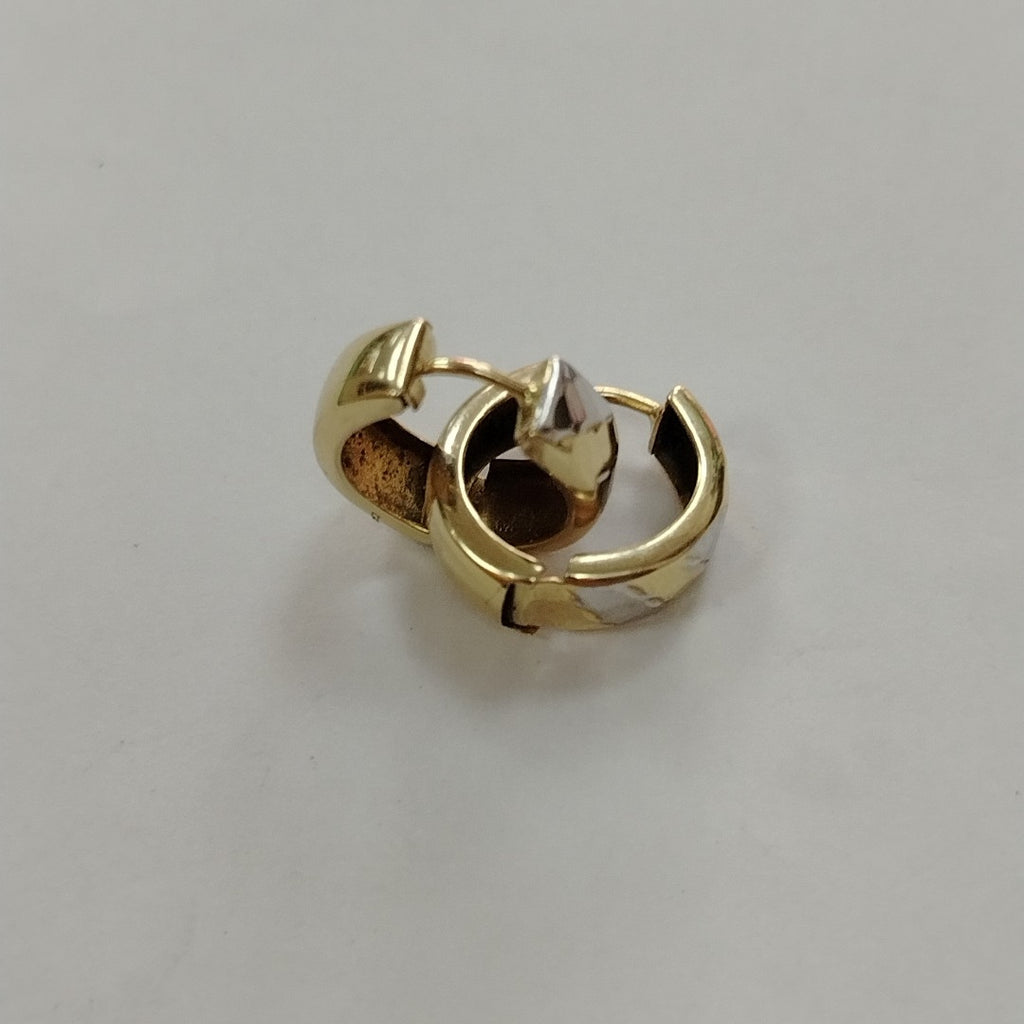ARRACADAS PAR ORO, RODIADO 14 K 2.1 GRMS (SEMINUEVO)