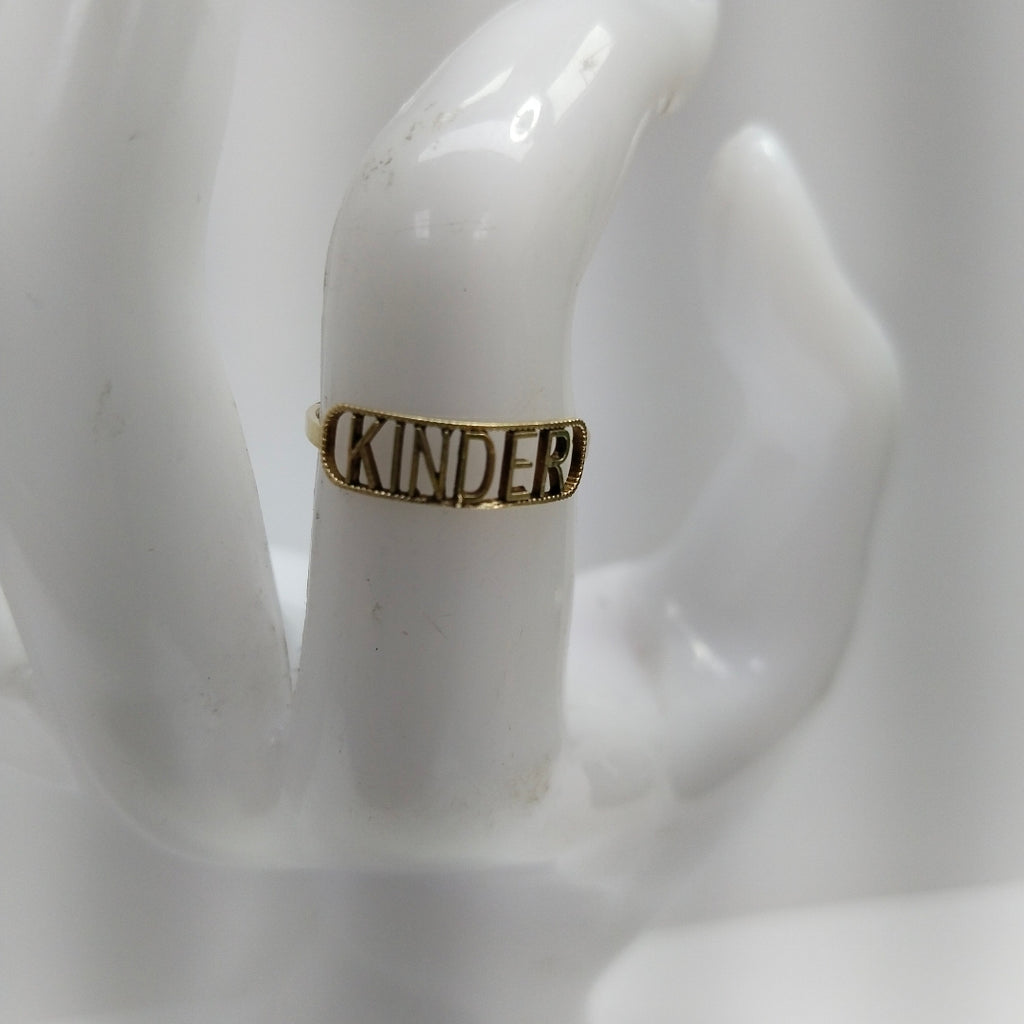 ANILLO DE GRADUACIÓN ORO 10 K 0.6 GRMS (SEMINUEVO)