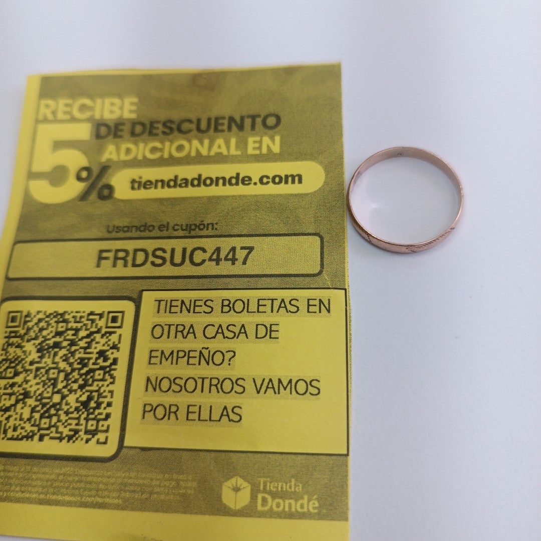 ANILLITO ORO 8 K 1.4 GRMS (SEMINUEVO)
