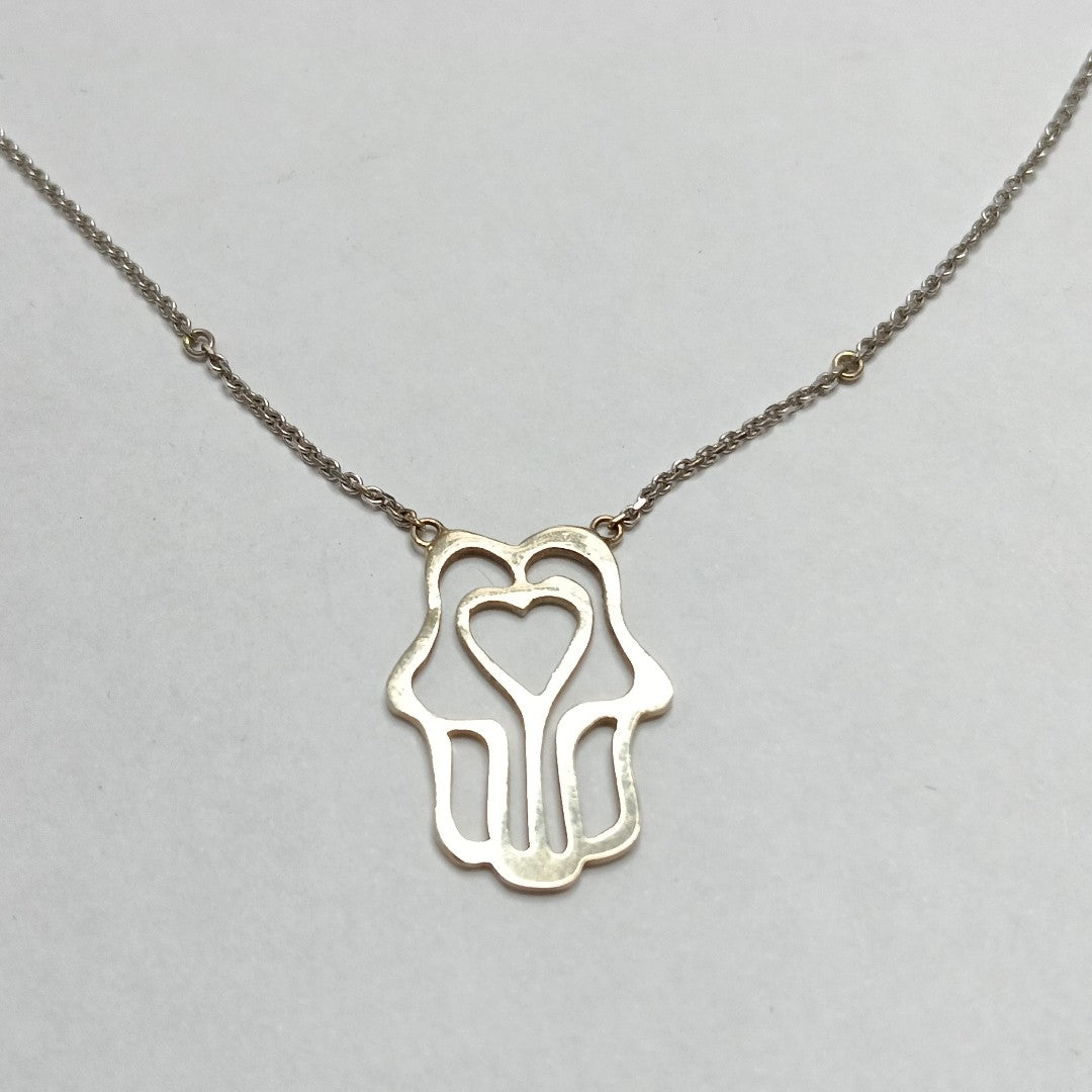 GARGANTILLA ORO BLANCO 14 K 3,90 GRMS (SEMINUEVO)