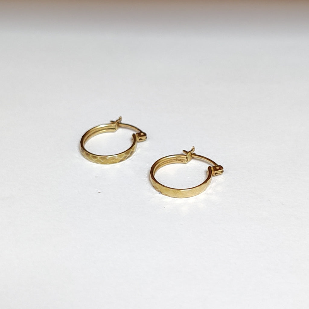 ARRACADAS PAR ORO 14 K 1.5 GRMS (SEMINUEVO)