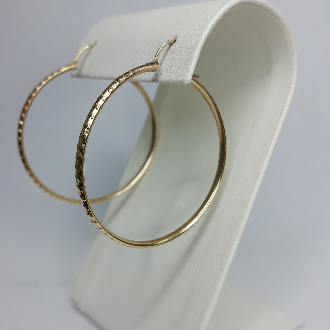 ARRACADAS PAR ORO 10 K 3.7 GRMS (SEMINUEVO)
