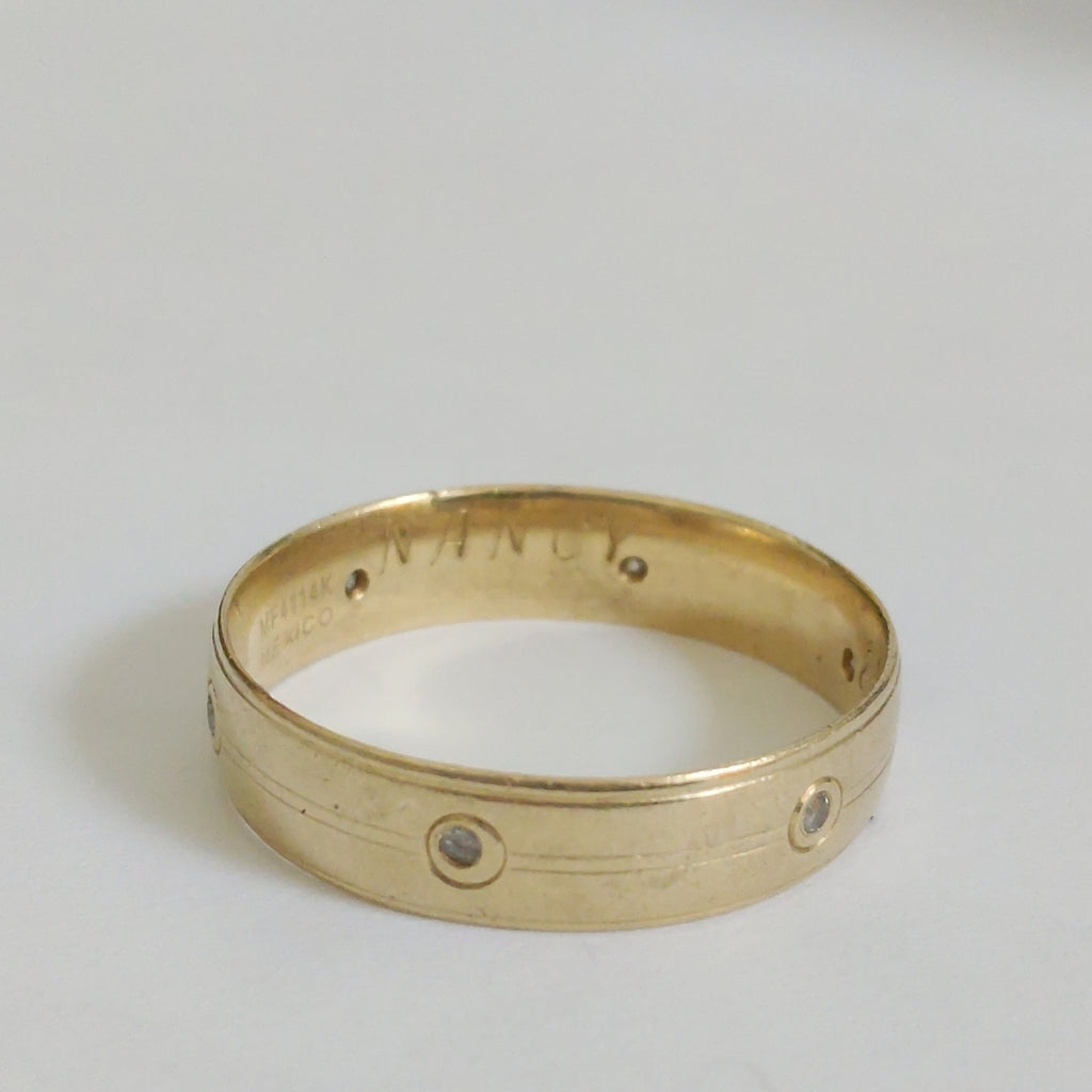 ARGOLLA ORO 14 K 4.5 GRMS (SEMINUEVO)