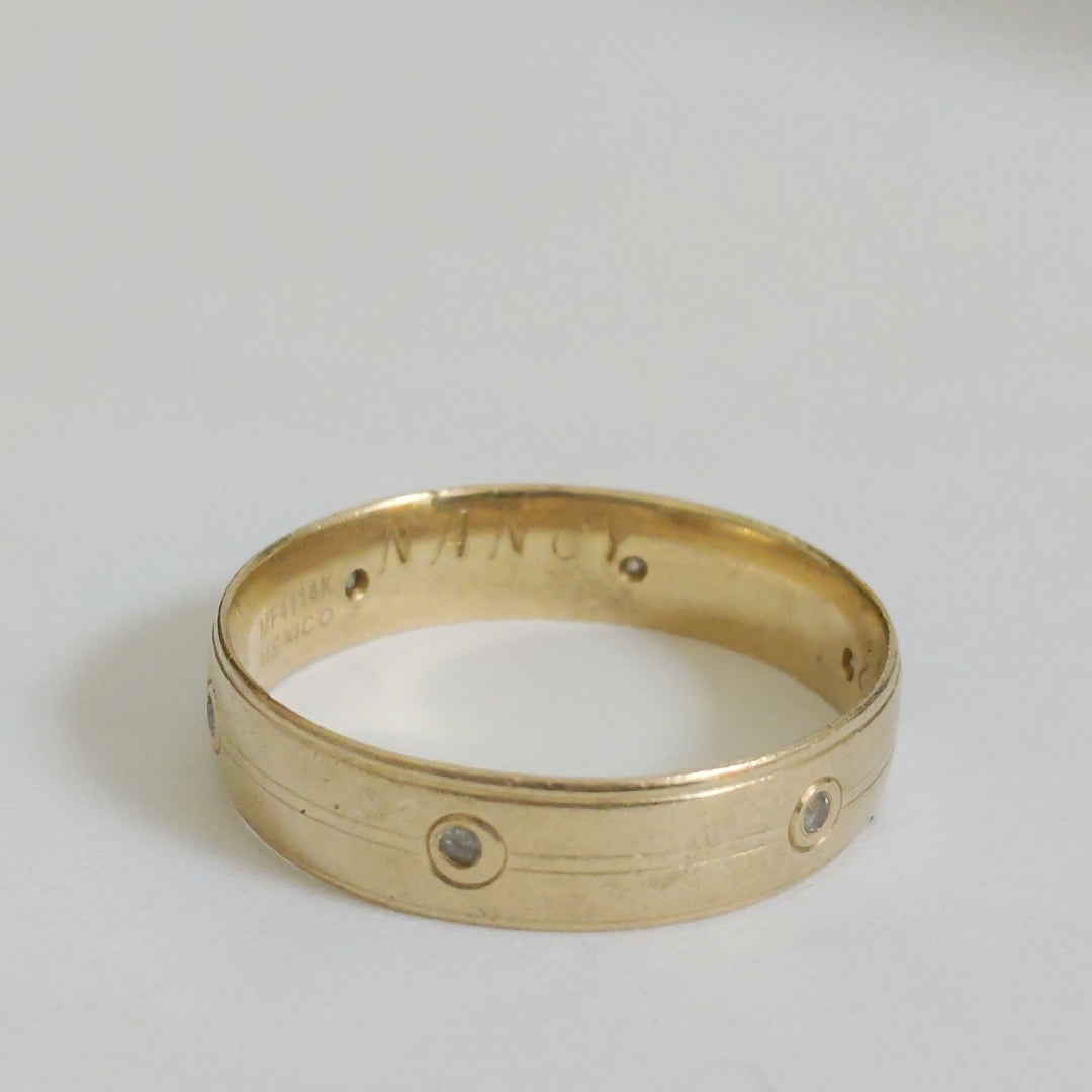 ARGOLLA ORO 14 K 4.5 GRMS (SEMINUEVO)