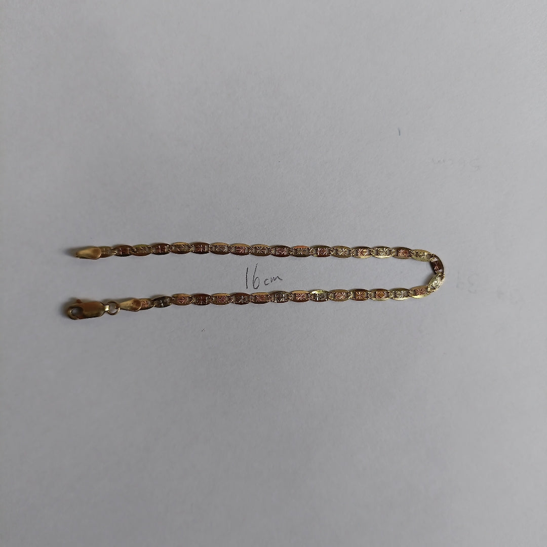 PULSERA ORO 14 K 2.2 GRMS (SEMINUEVO)