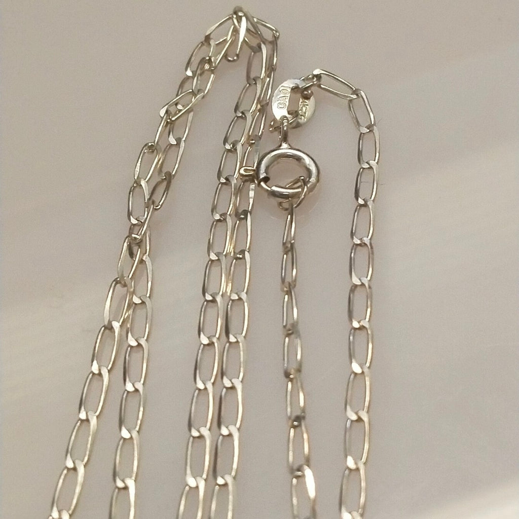 CADENA TEJIDO ESLABONES PLATA .925 60 CM 3 GR (NUEVO)