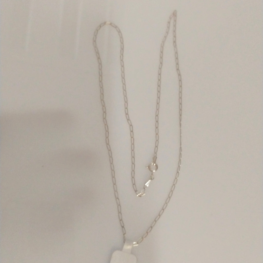 CADENA TEJIDO ESLABONES PLATA .925 60 CM 3 GR (NUEVO)
