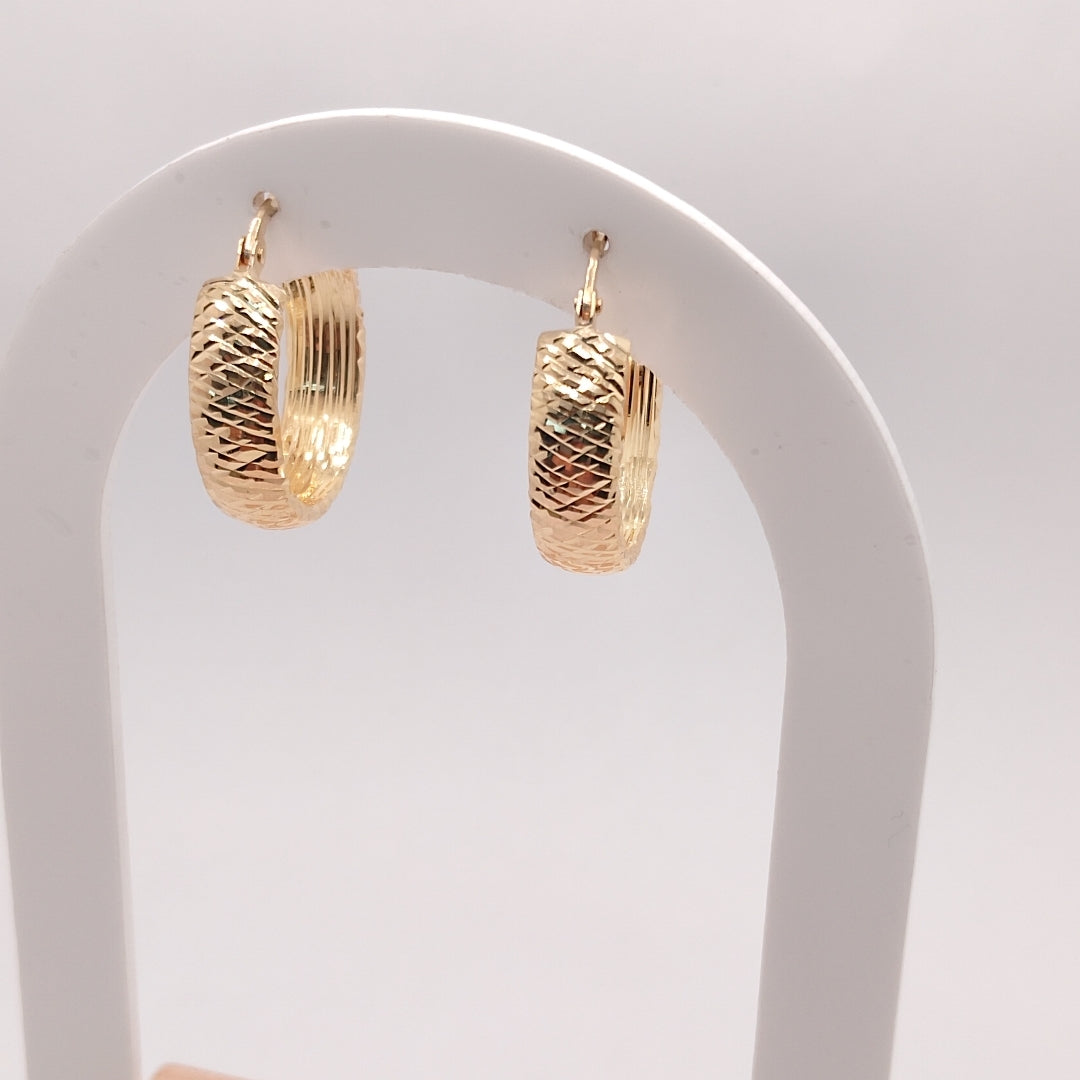 ARRACADAS PAR ORO 14 K 4,10 GRMS (SEMINUEVO)