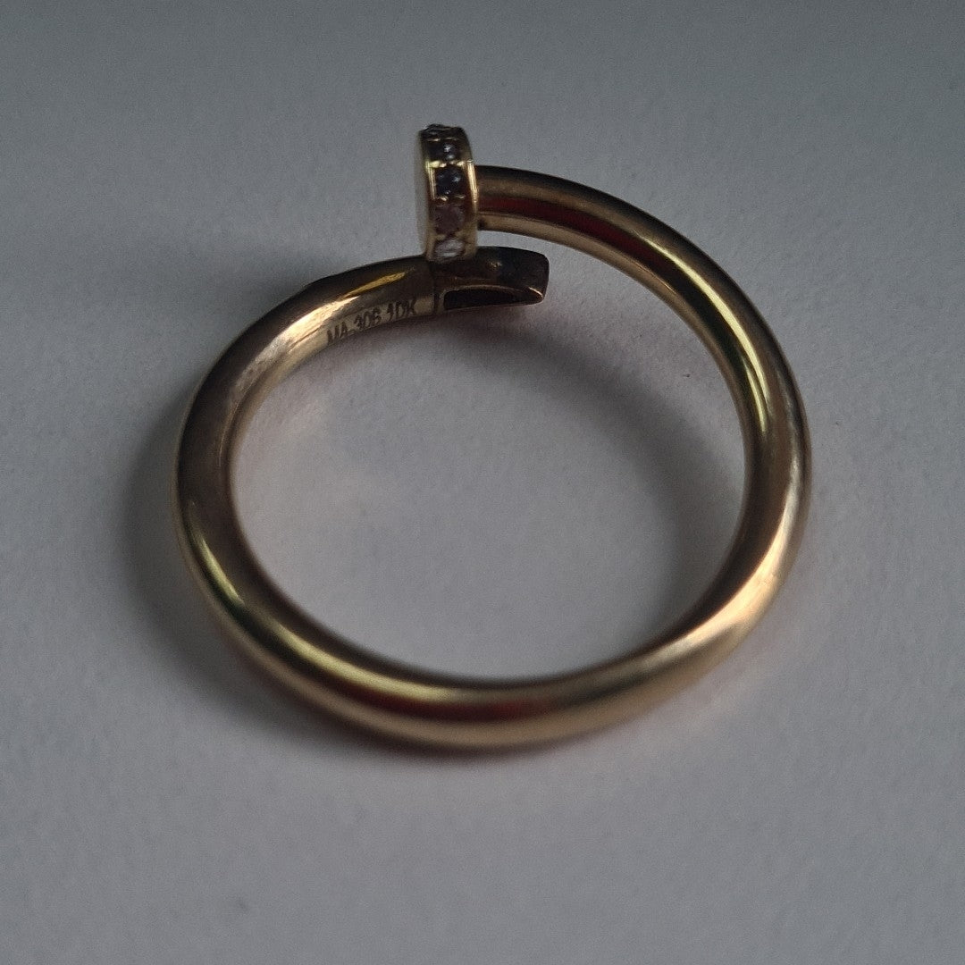 ANILLO ORO 10 K 3.2 GRMS (SEMINUEVO)