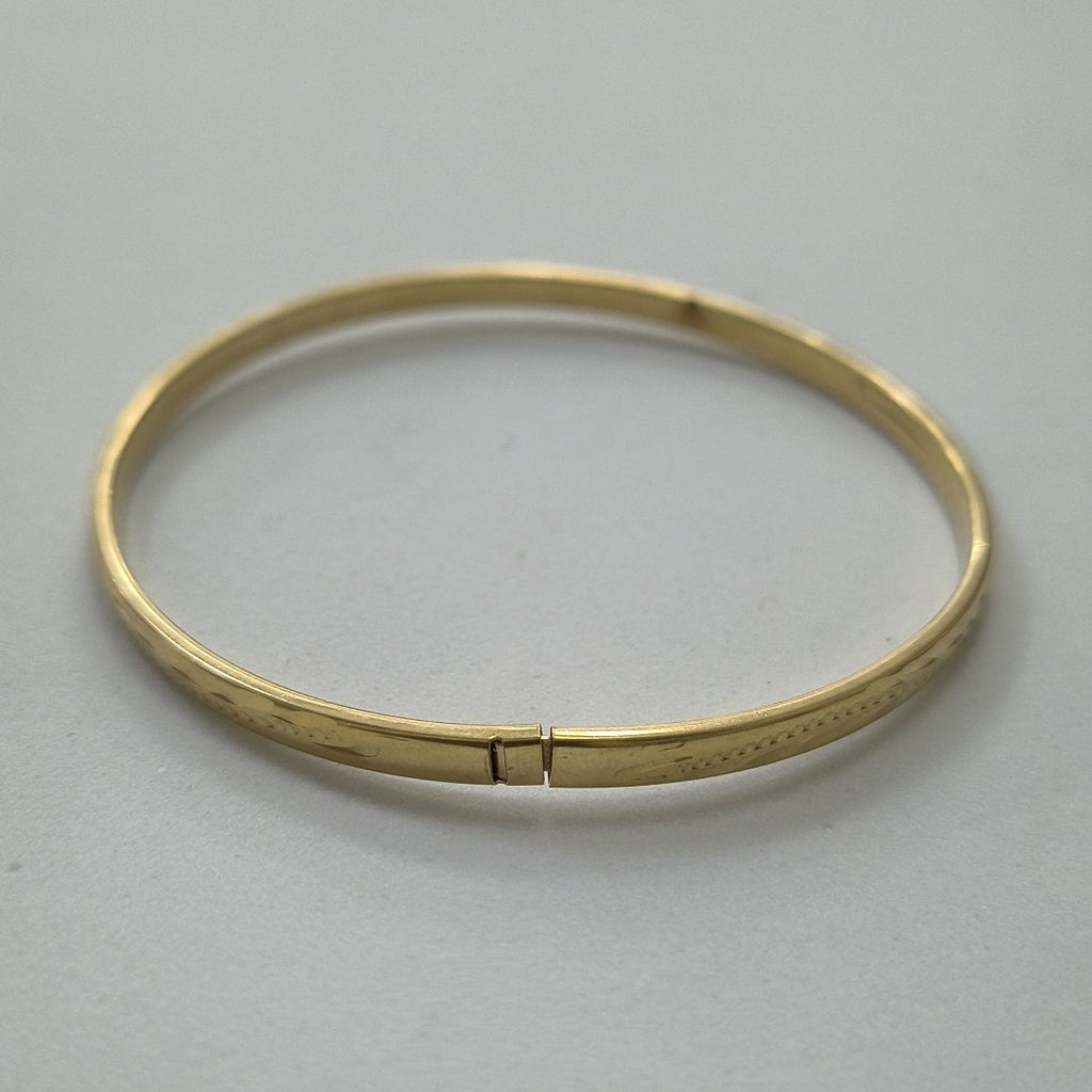 PULSERA RIGIDA ORO 10 K 4,80 GRMS (SEMINUEVO)