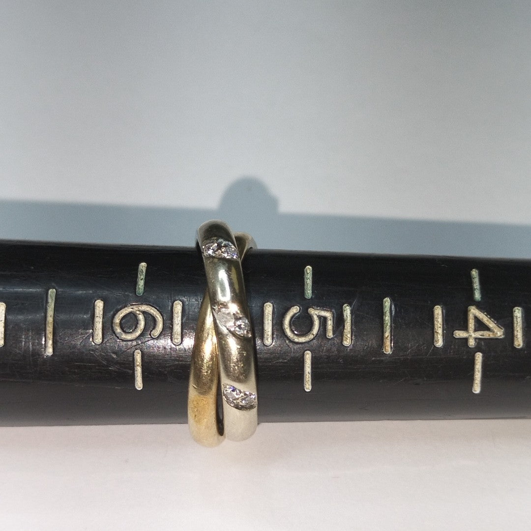 ARGOLLA ORO, ORO BLANCO 14 K 3.9 GRMS (SEMINUEVO)