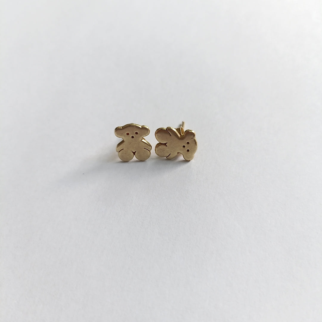 ARETES PAR ORO 14 K 2,10 GRMS (SEMINUEVO)