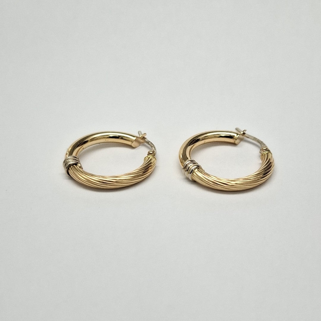 ARRACADAS PAR ORO 14 K 2,60 GRMS (SEMINUEVO)