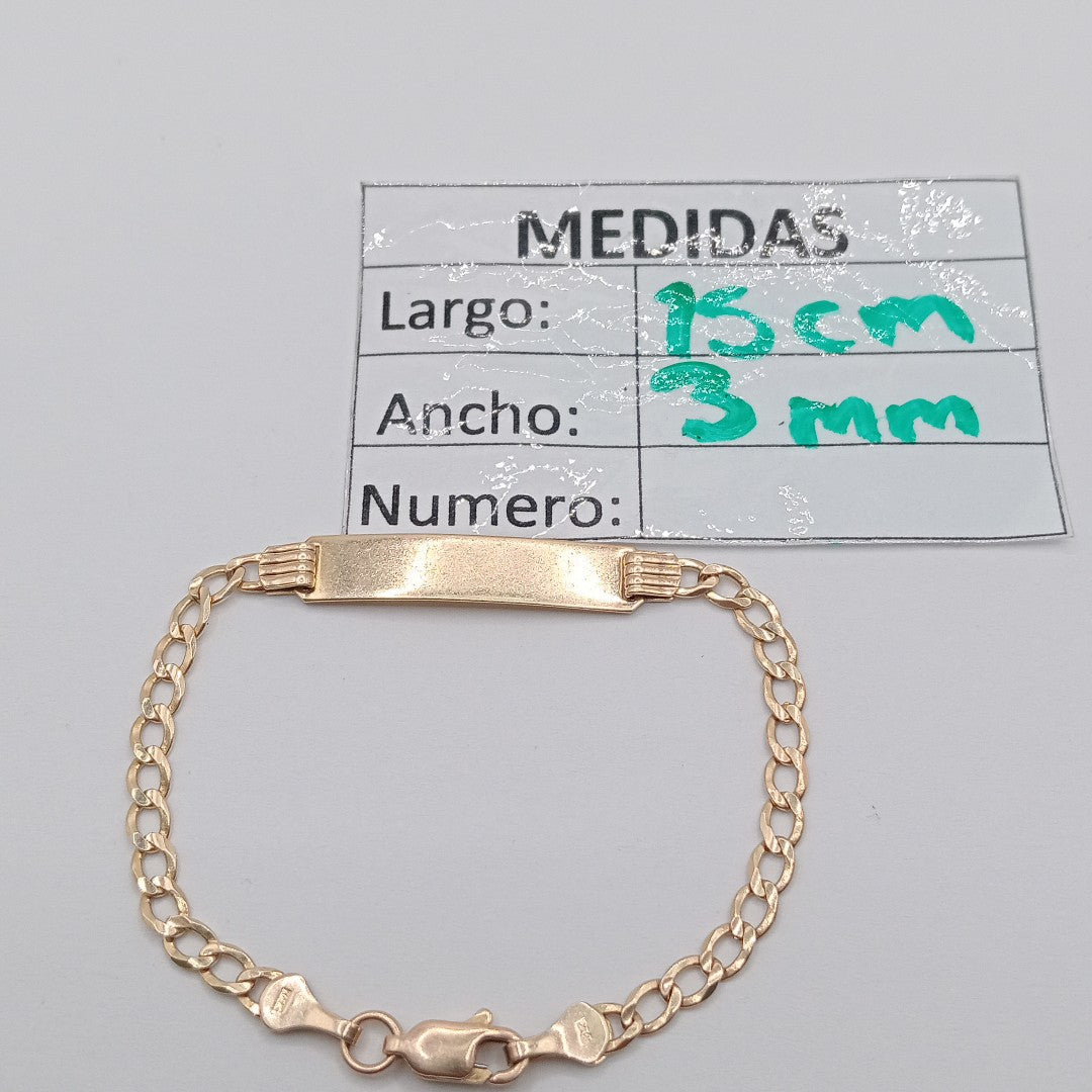 ESCLAVA ORO 10 K 3.6 GRMS (SEMINUEVO)