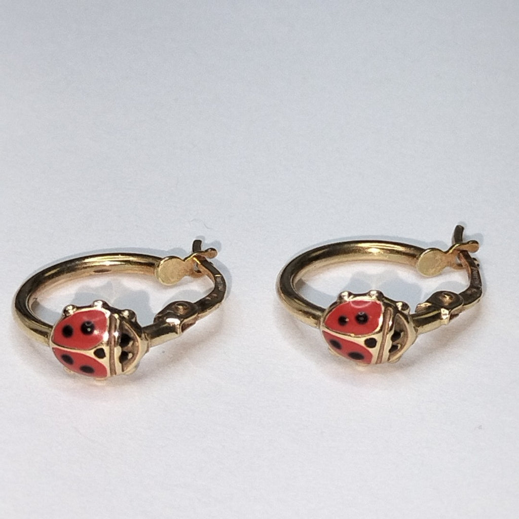 ARETES PAR ORO 14 K 1.3 GRMS (SEMINUEVO)