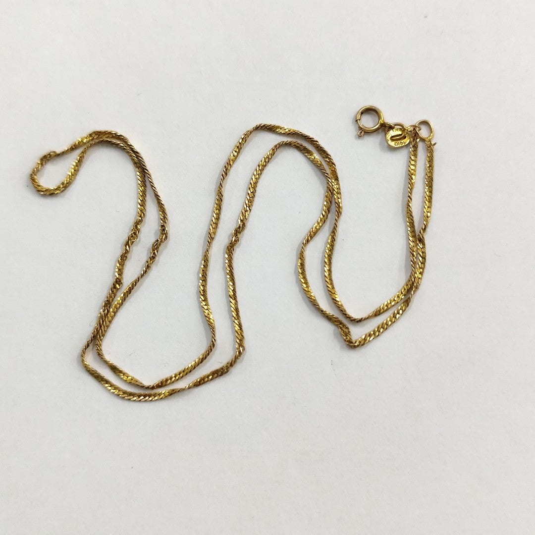 CADENA ORO 14 K 0.8 GRMS (SEMINUEVO)