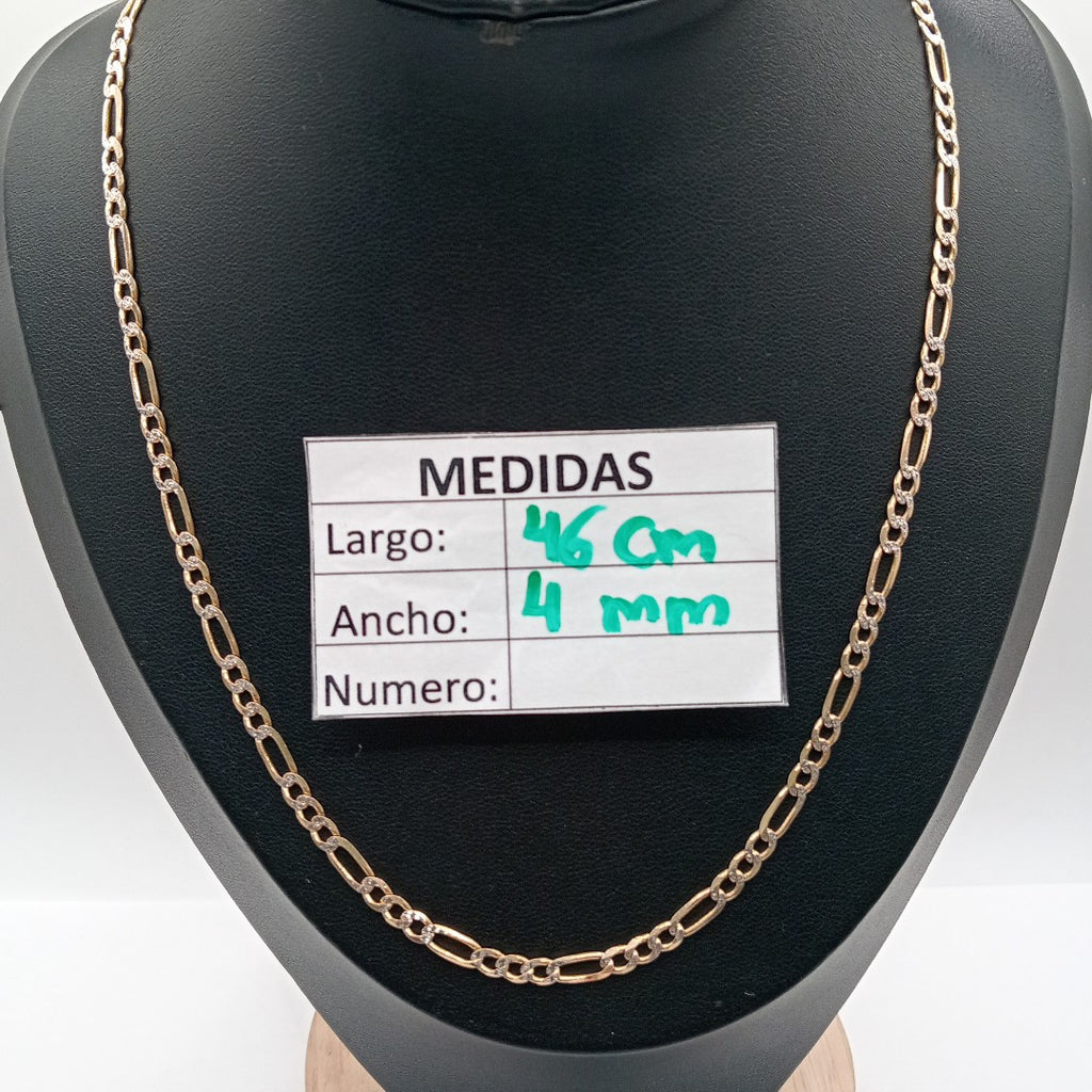 CADENA ORO,RODIADO 14 K 9,60 GRMS (SEMINUEVO)