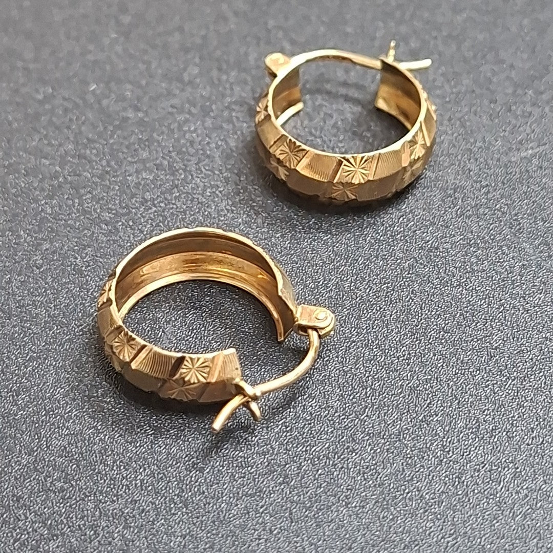 ARETES PAR ORO 10 K 1.6 GRMS (SEMINUEVO)