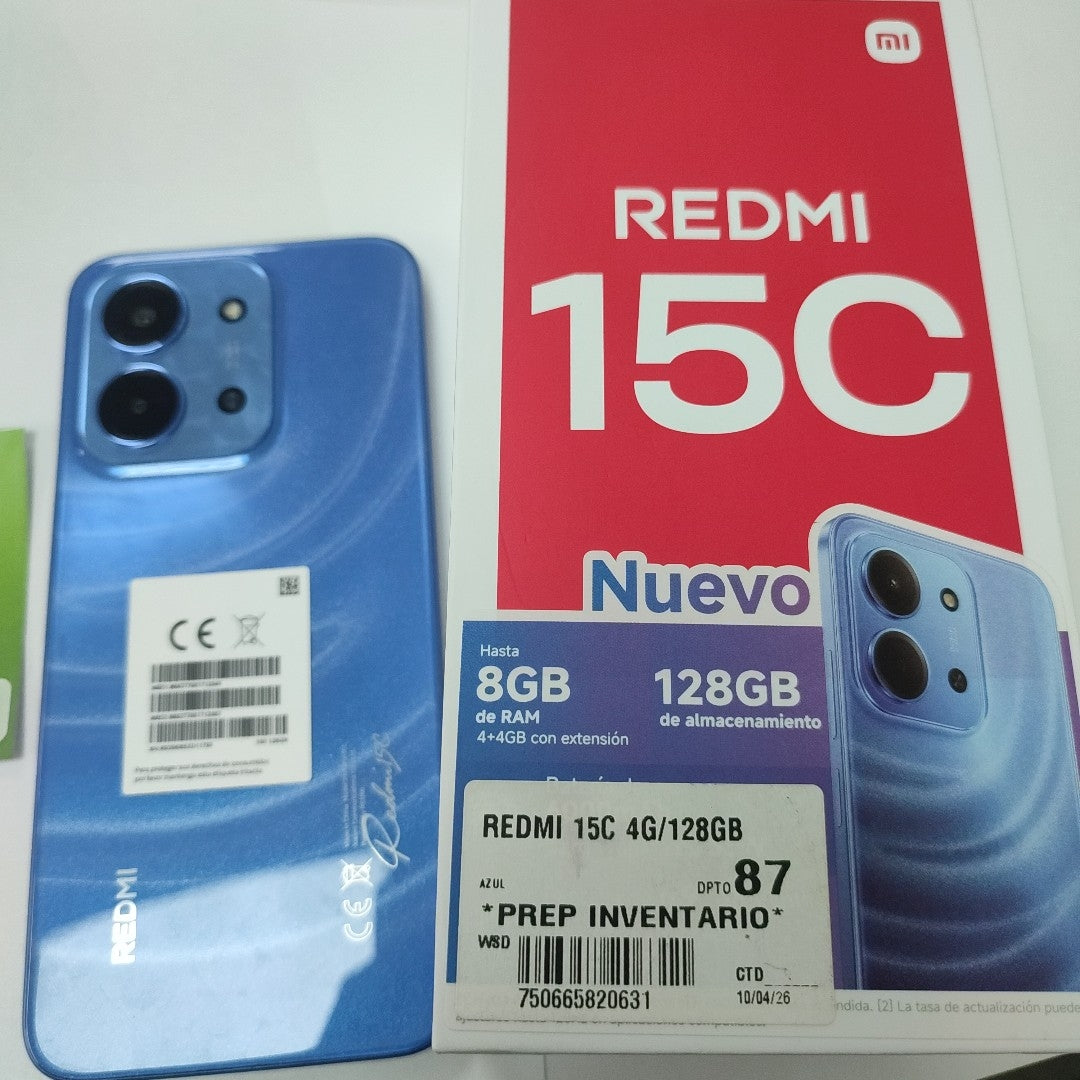 CELULAR XIAOMI REDMI 15C 25078RA3EL (2025) 128 GB 4 GB RAM (SEMINUEVO)