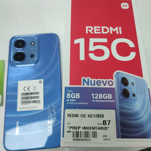 CELULAR XIAOMI REDMI 15C 25078RA3EL (2025) 128 GB 4 GB RAM (SEMINUEVO)