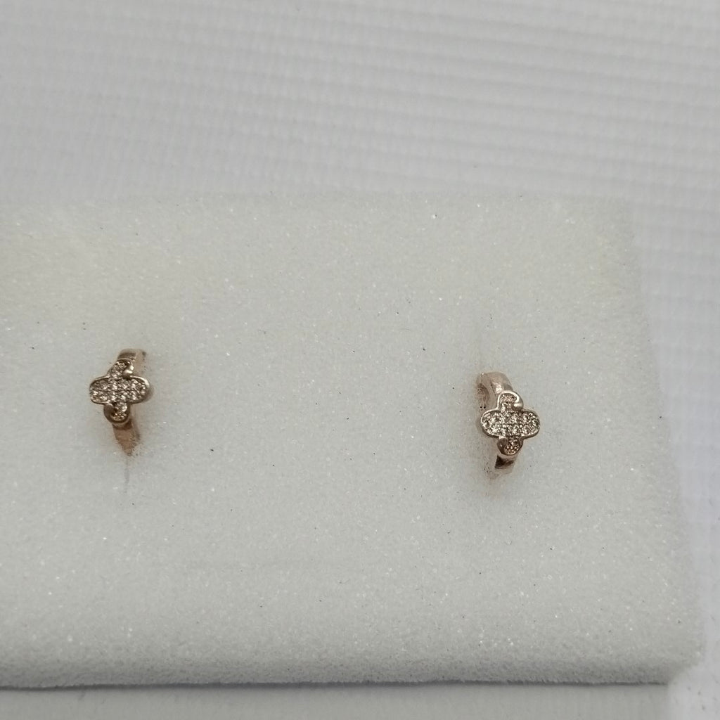 ARRACADAS C/CIRCONIAS PLATA .925 1.9 GR (NUEVO)