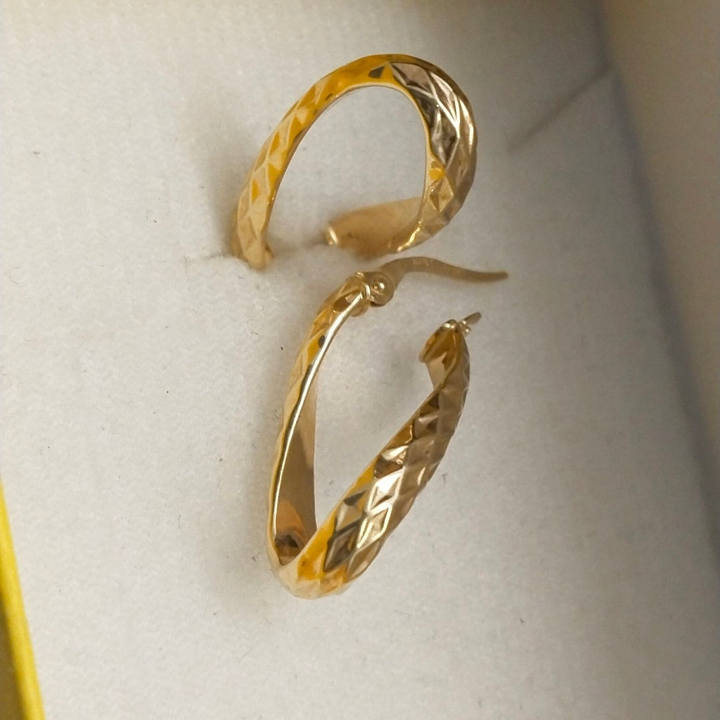 ARRACADAS PAR ORO 10 K 1.5 GRMS (SEMINUEVO)