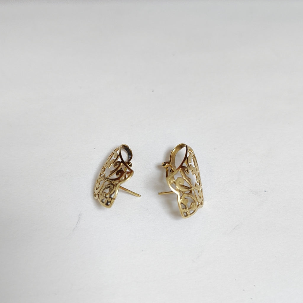 ARETES PAR ORO 14 K 3,20 GRMS (SEMINUEVO)