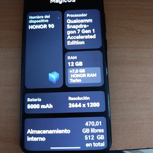 CELULAR HONOR 90 REA-NX9 (2023) 512 GB 12 GB RAM (SEMINUEVO)