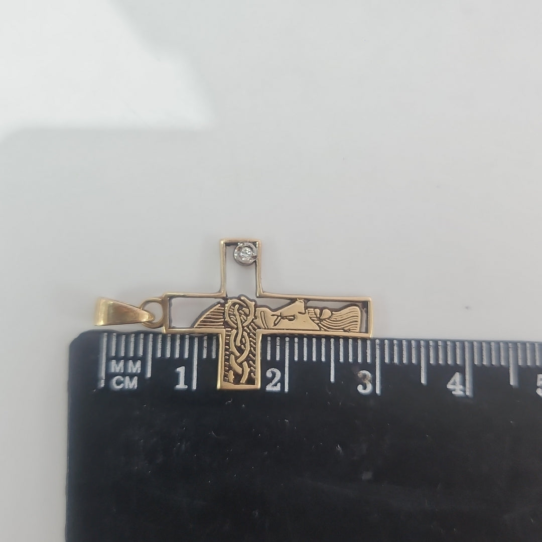 CRUZ ORO 14 K 1.7 GRMS (SEMINUEVO)