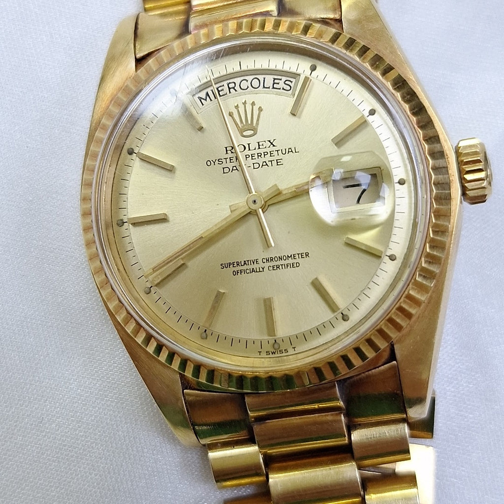 RELOJ CAJA Y PULSO ORO ORO 18 K 118.2 GRMS (SEMINUEVO)
