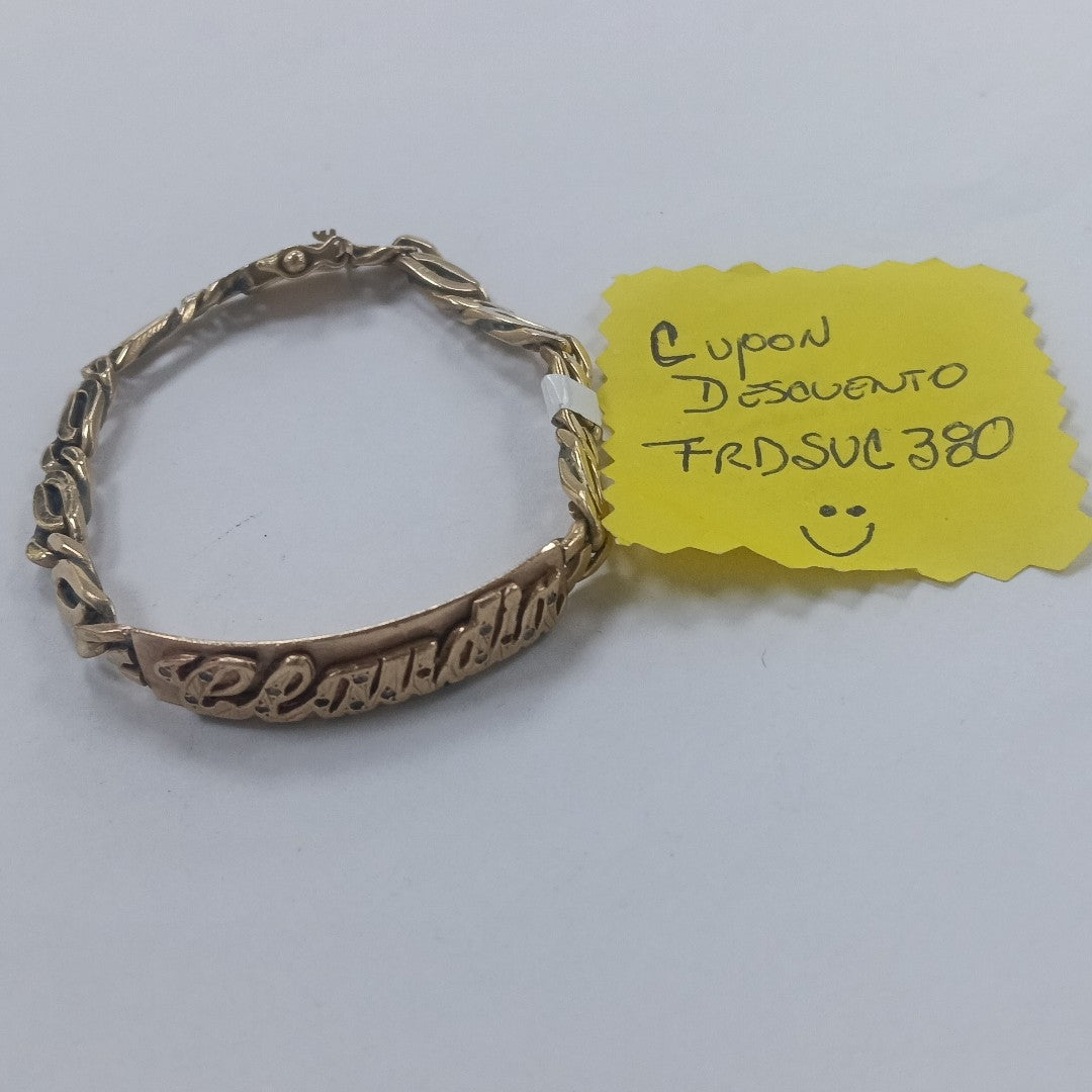 ESCLAVA ORO 14 K 23.6 GRMS (SEMINUEVO)