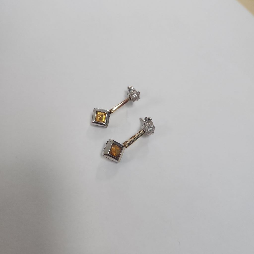 BROQUELES PAR ORO 14 K 4,90 GRMS (SEMINUEVO)