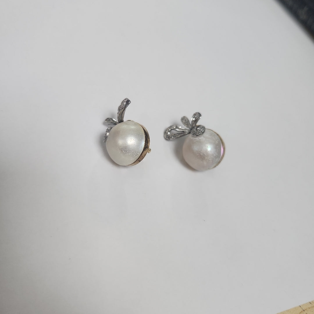 ARETES PAR ORO 14 K 9,10 GRMS (SEMINUEVO)