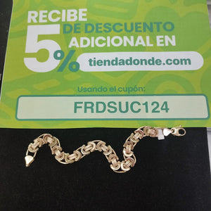 PULSERAS CABALLERO ORO 10K 13.8 (NUEVO)