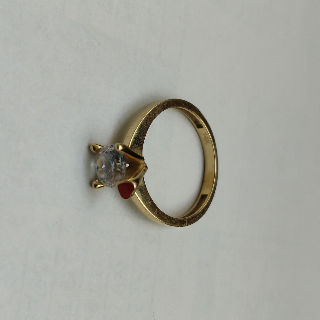 SOLITARIO ORO 14 K 2.3 GRMS (SEMINUEVO)