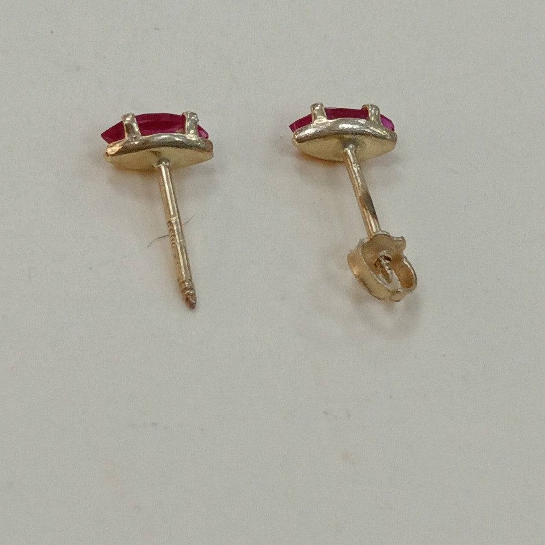 ARETES PAR ORO 10 K 0.5 GRMS (SEMINUEVO)