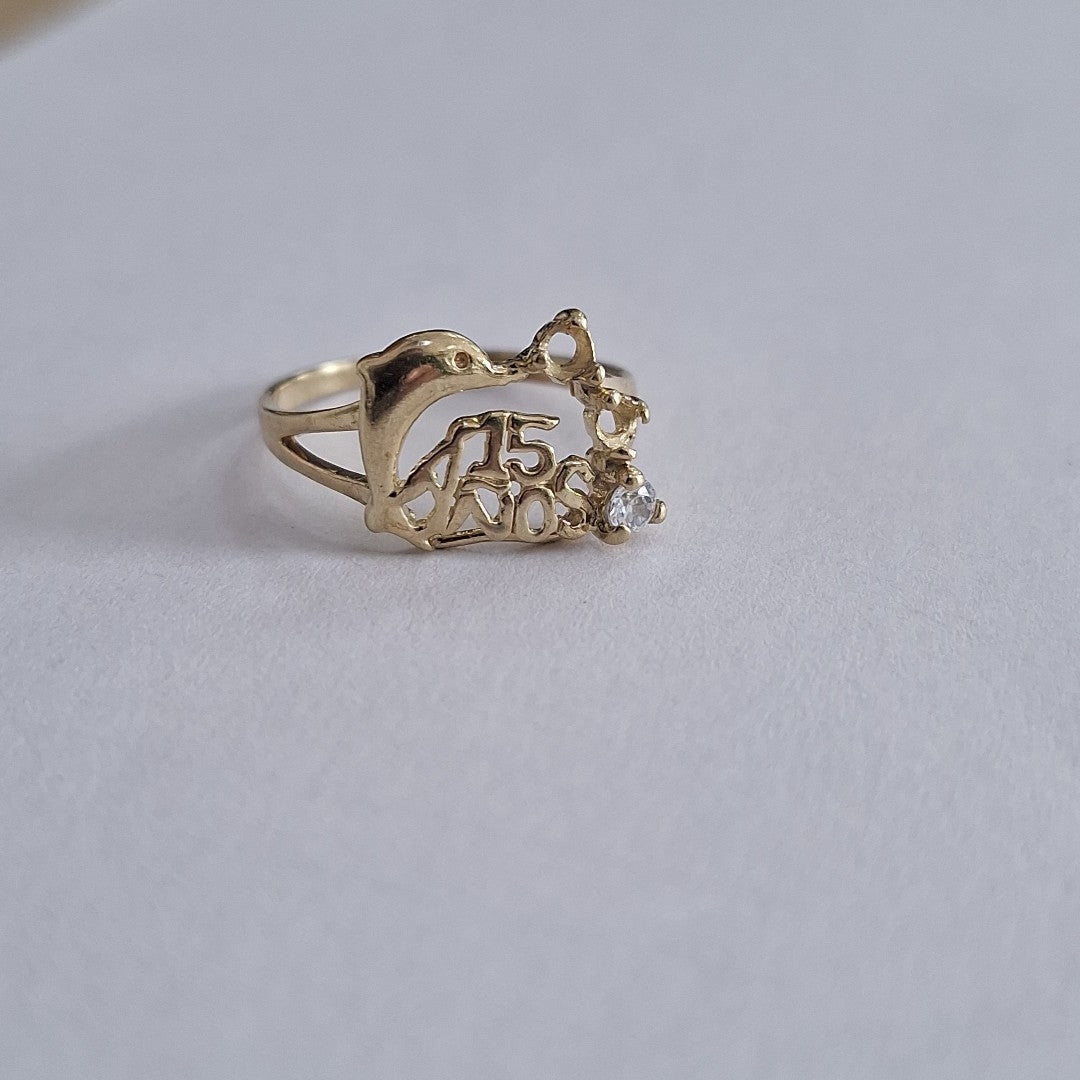 ANILLO ORO 10 K 1.6 GRMS (SEMINUEVO)
