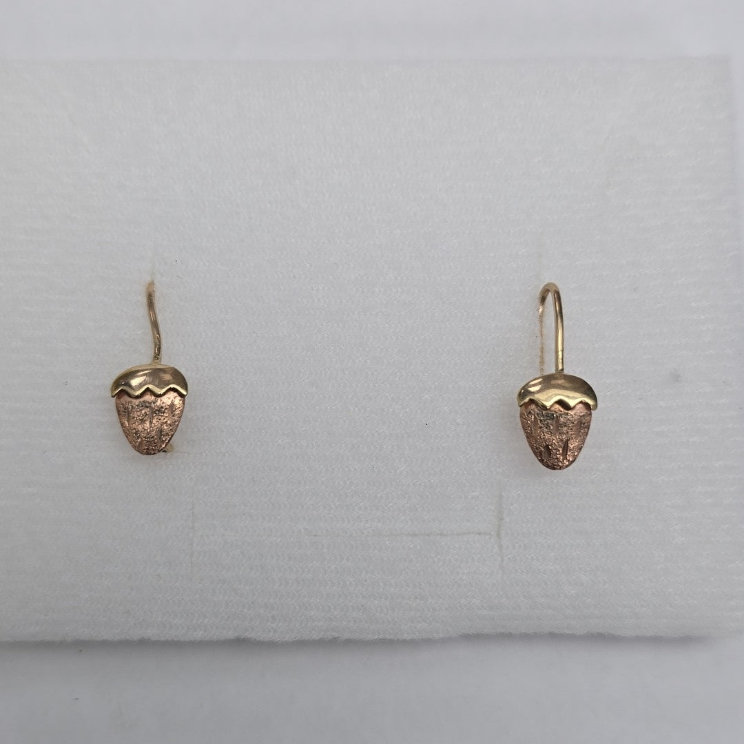 ARETES PAR ORO 14 K 1 GRMS (SEMINUEVO)